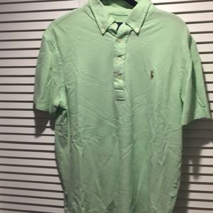 Ralph Lauren Polo.   Green. Knit Oxford